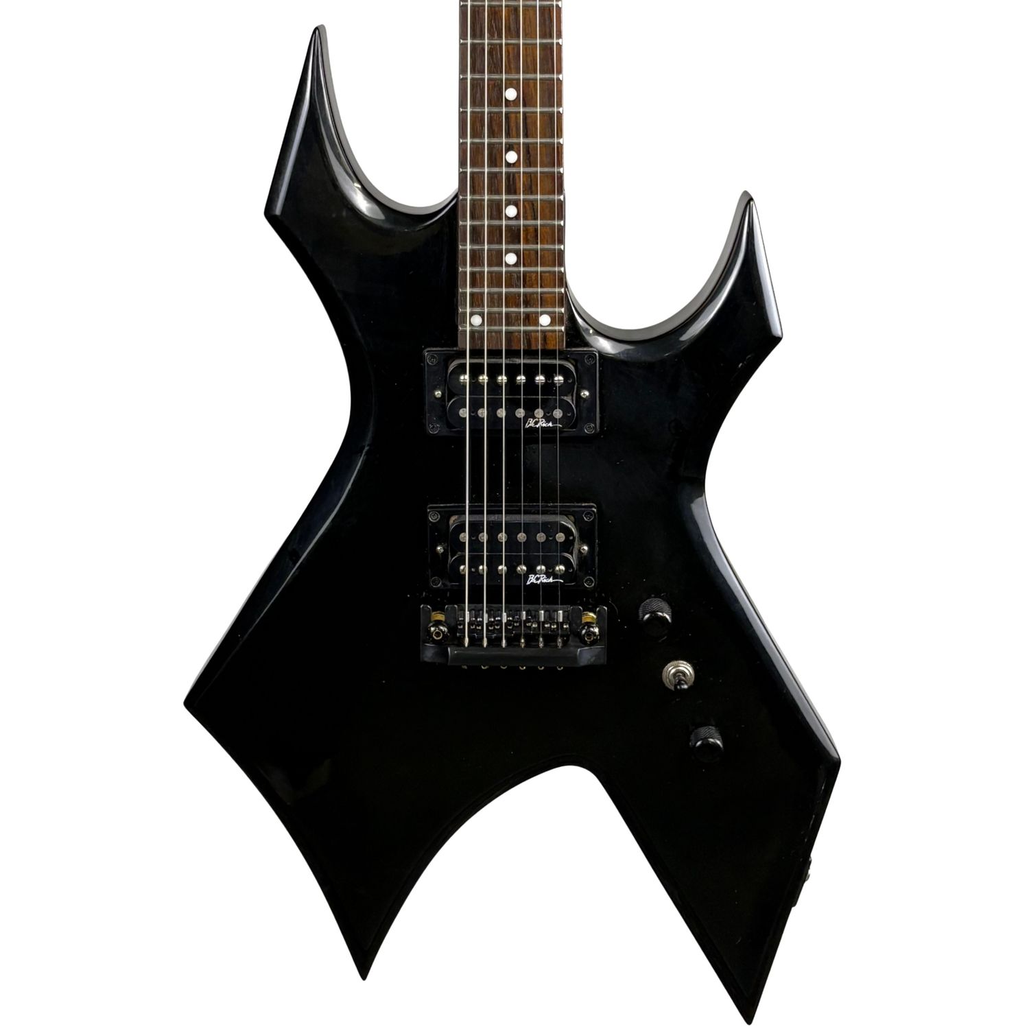 B.C. Rich Bronze Series Warlock Black W/Kahler Bridge (Used)