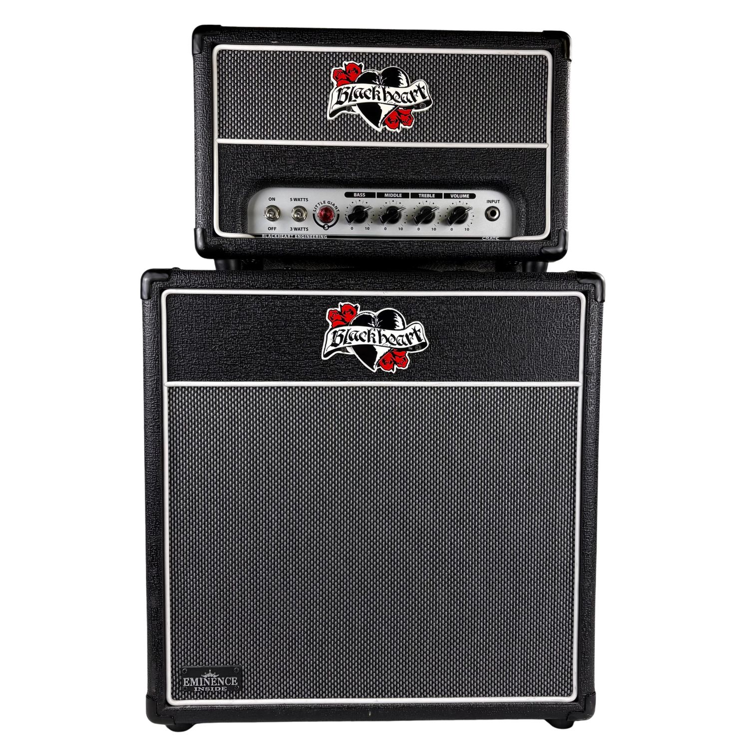 Blackheart Little Giant 5 Head & Blackheart BH112 Guitar Speaker Cabniet (Used)