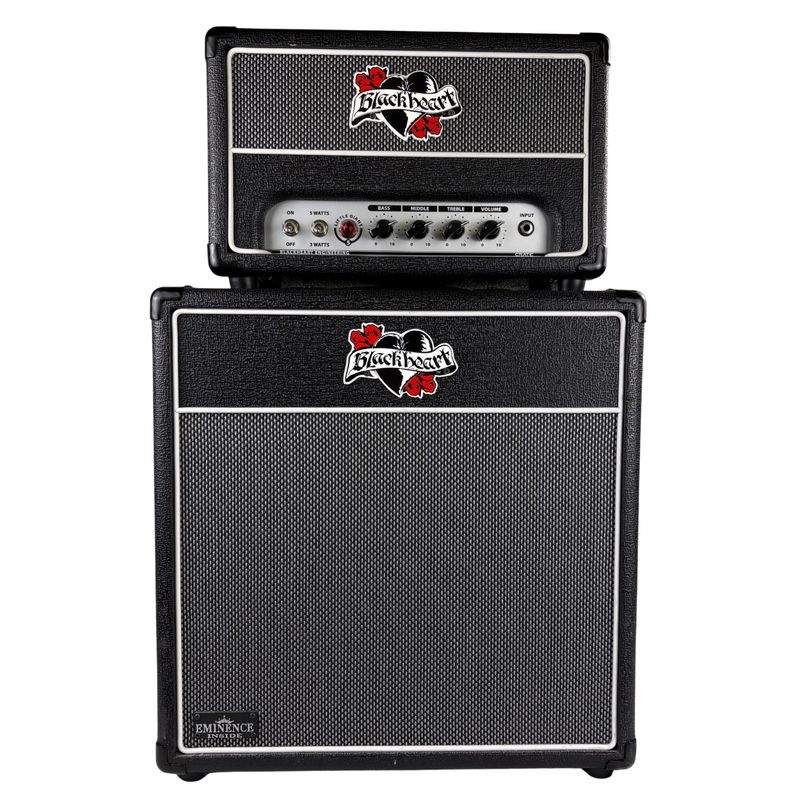 Blackheart Little Giant 5 Head & Blackheart BH112 Guitar Speaker Cabniet (Used)