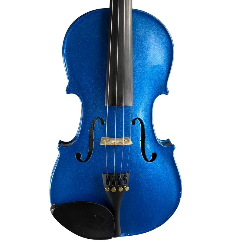 Musino 1044 4/4 Violin Metallic Blue W/Case &  Bow (Used)