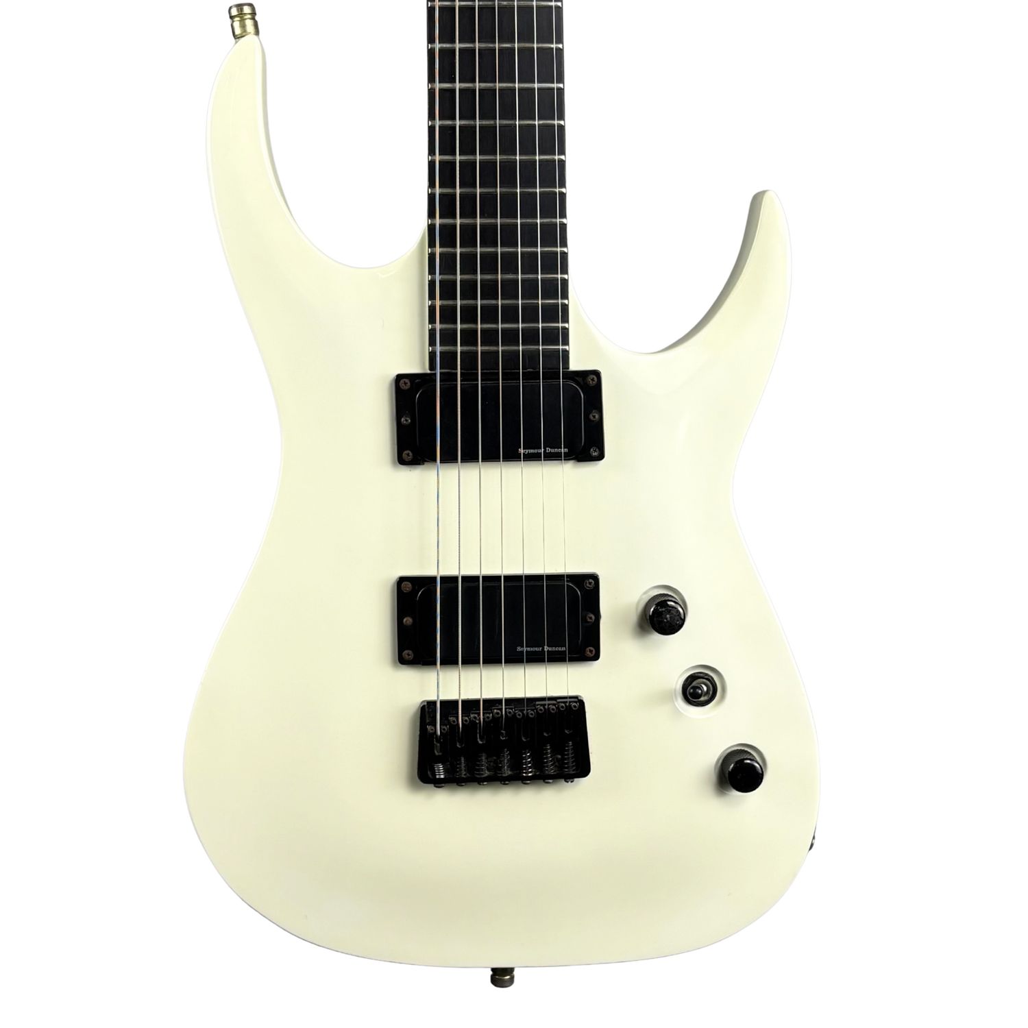 Agile Septor Pro 727 White Electric W/Seymour Duncan Blackouts (Used)