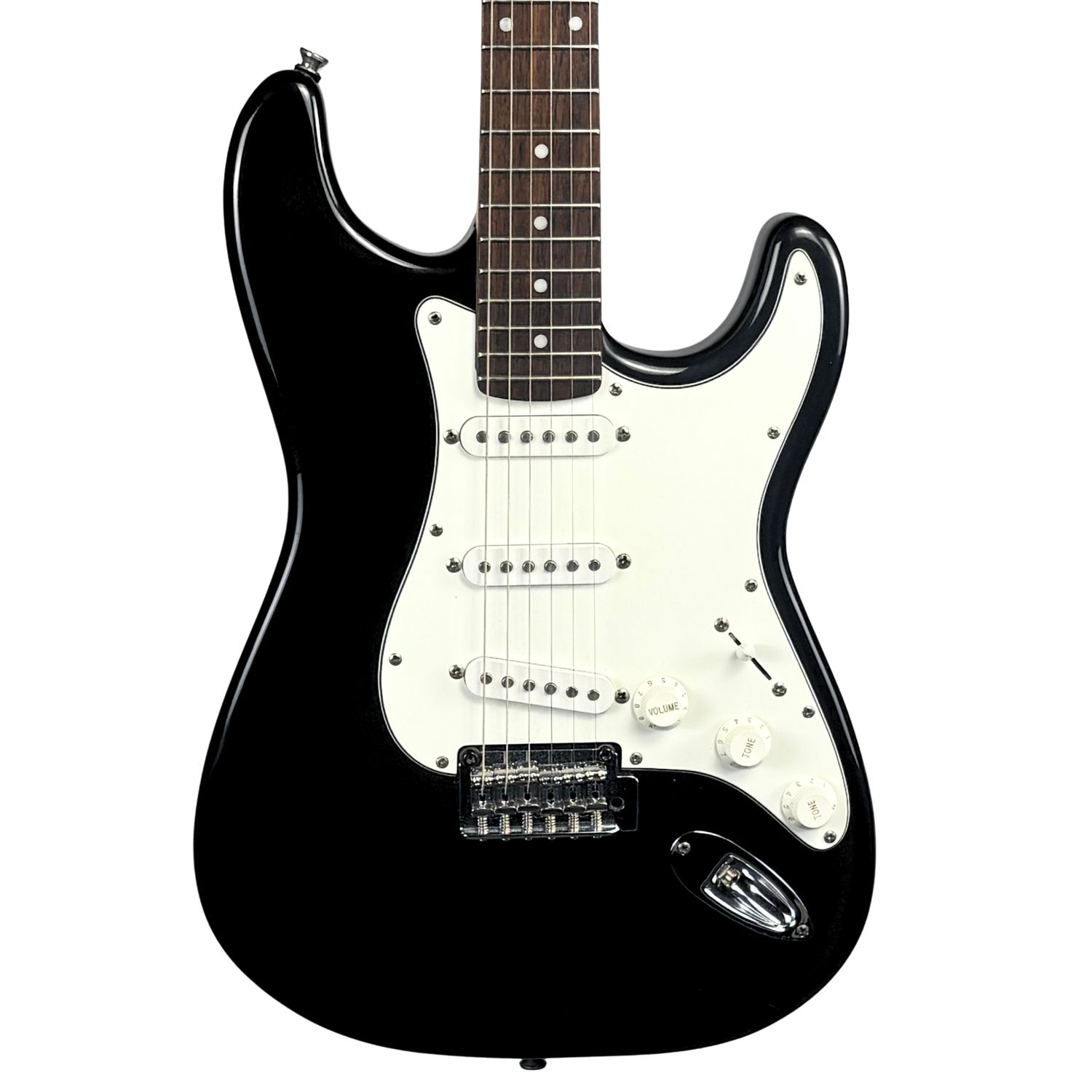 Squier by Fender Standard Stratocaster Black W/HSC (Used)