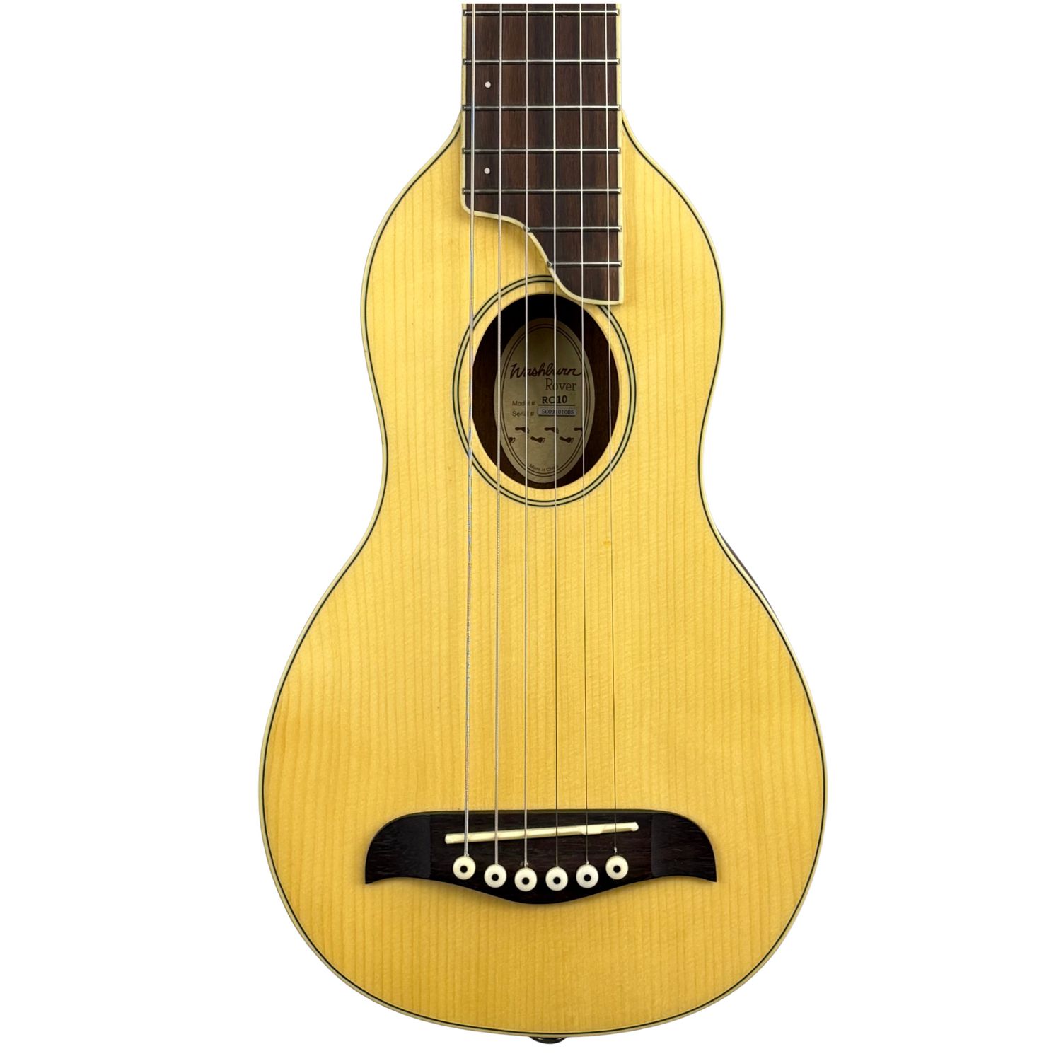 Washburn RO10TBL Rover Steel String Travel Acoustic Guitar W/OHSC (Used)