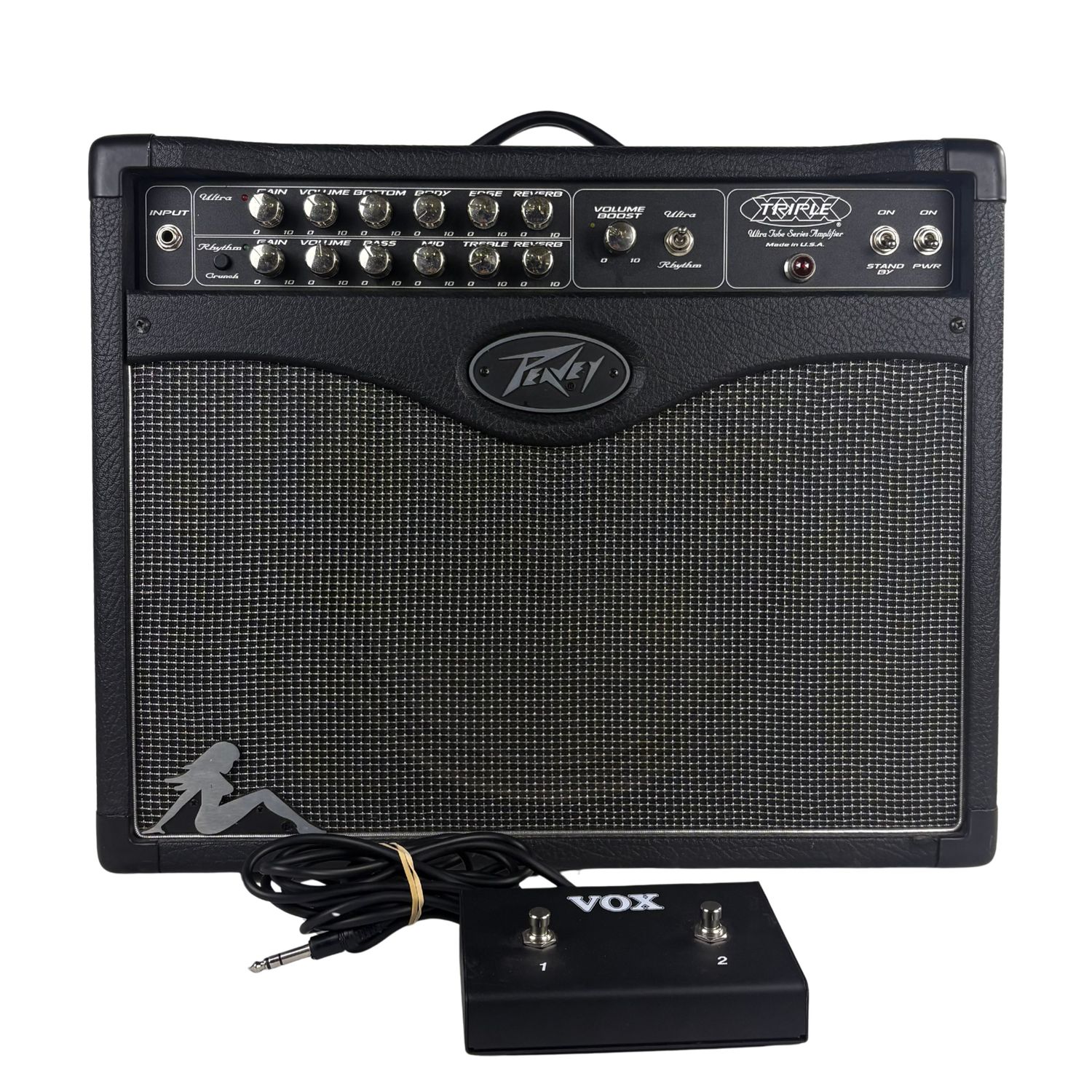 Peavey Triple XXX 200-Watt Combo Amp W/ Vox Two-Switch Pedal (Used)