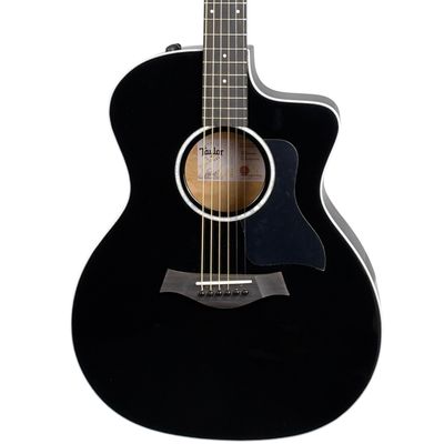 Taylor 214ce-BLK Plus Grand Auditorium Torrefied Spruce/Big Leaf Maple Acoustic Guitar