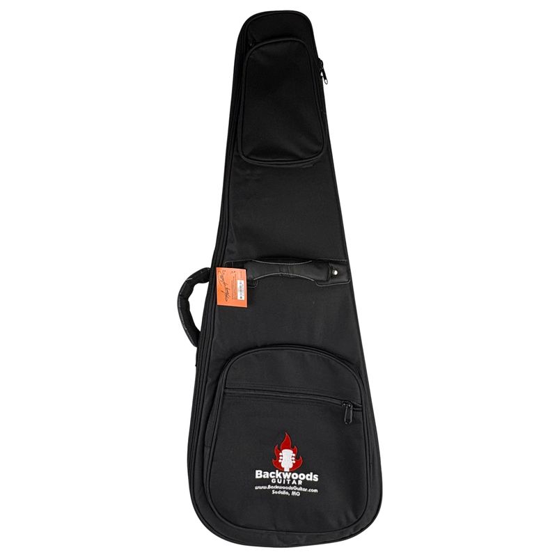 Henry Heller "Backwoods" Deluxe Tear Drop Electric Guitar Case - Black