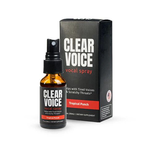 Clear Voice Vocal Spray Tropical Punch