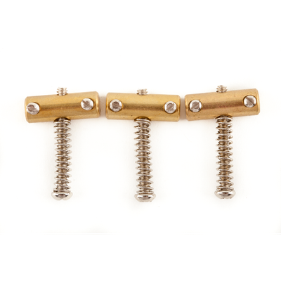 Fender American Vintage Telecaster® Compensated Bridge Saddles, Brass