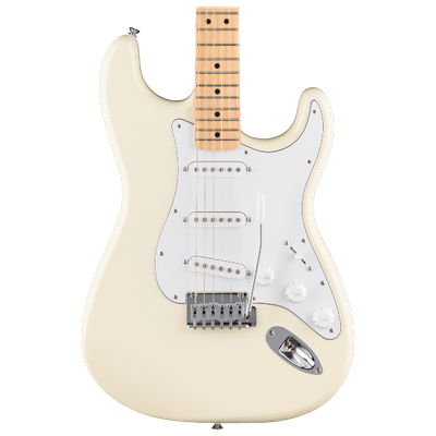 Fender Standard Stratocaster, Maple Fingerboard, White Pickguard, Olympic White