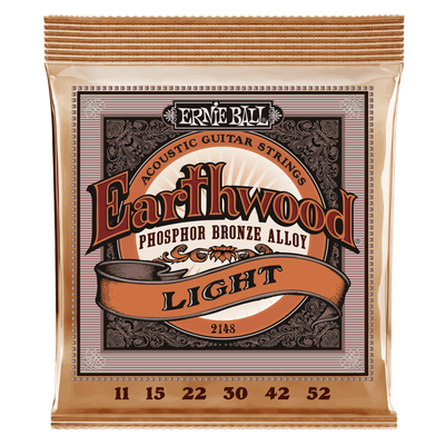 Ernie Ball 2148 Earthwood Light Phosphor Bronze Acoustic - 11-52