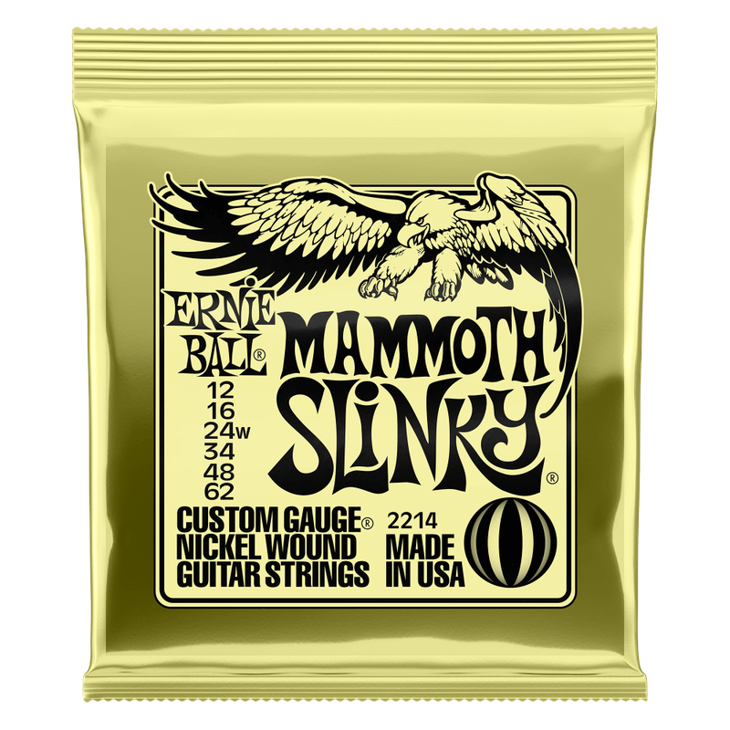 Ernie Ball 2214 Mammoth Slinky Nickel Wound Electric 12-62 Gauge