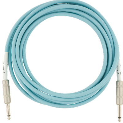 Fender Original Series Instrument Cable, 10', Daphne Blue
