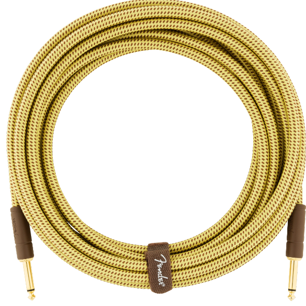 Fender Deluxe Series Instrument Cable, Straight/Straight, 10', Tweed