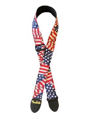 D'Andrea APFW6 Flag Fab/Web Guitar Strap