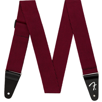 Fender Modern Tweed Strap, Black/Red 2"