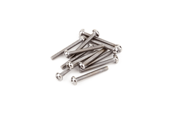 Fender Humbucking Pickup Mounting Screws, Machine #3-48 x 13/16" Philips (12)