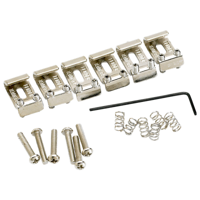 Fender American Vintage Stratocaster Bridge Saddles (6) (Nickel)
