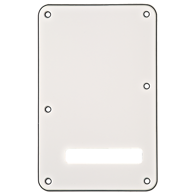 Fender Backplate, Stratocaster®, White (W/B/W), 3-Ply