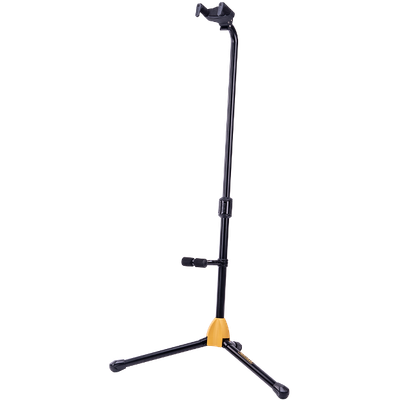 Hercules  GS412BPLUS Auto Grip System (AGS) Single Guitar Stand w/Backrest
