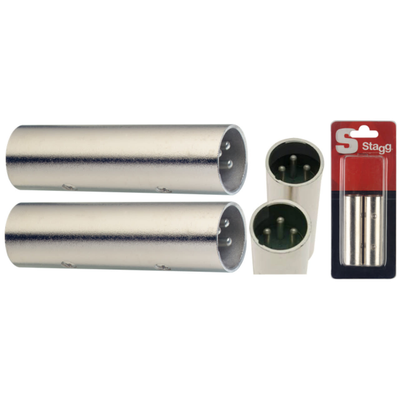 Stagg Symetrical Male XLR/Symetrical Male XLR Adaptor 2 Pack