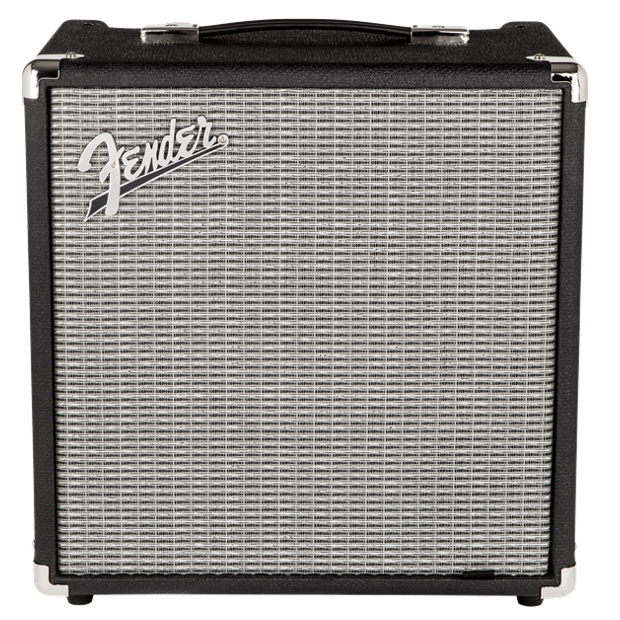 Fender Rumble™ 25 (V3), 120V, Bass Combo Amp Black/Silver