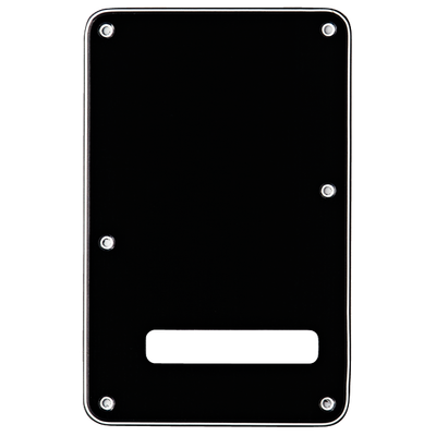 Fender Backplate, Stratocaster®, Black (B/W/B), 3-Ply