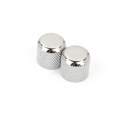 Fender Telecaster®/Precision Bass® Dome Knobs (Chome) (2)