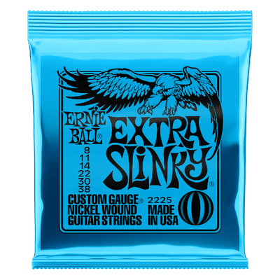 Ernie Ball 2225 Extra Slinky Nickel Wound Electric - 8-38 Gauge