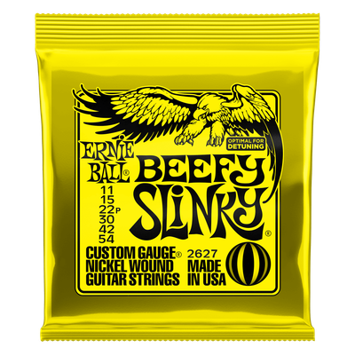 Ernie Ball 2627 Beefy Slinky Custom Nickel Wound Electric Guitar Strings - 11-54 Gauge