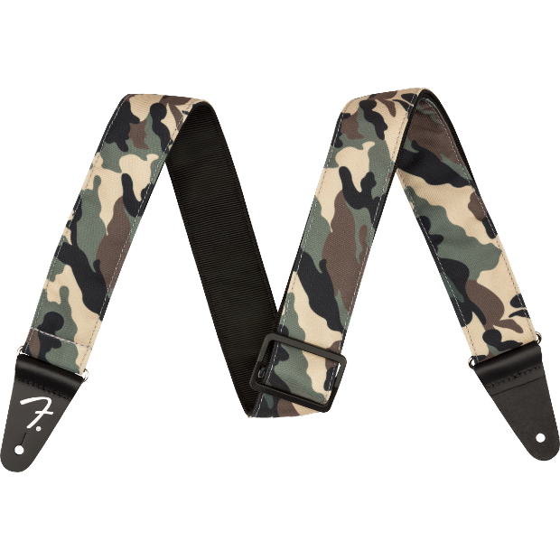 Fender Camo Strap, Woodland, 2"