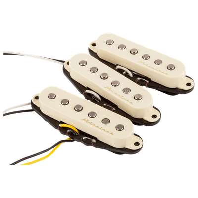 Fender Vintage Noiseless™ Strat® Pickups, (3), Aged White