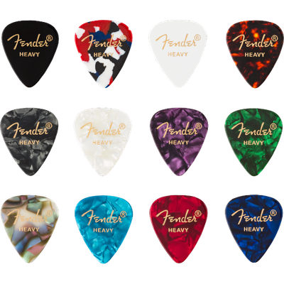 Fender 351 Shape, Celluloid Medley, Heavy (12)