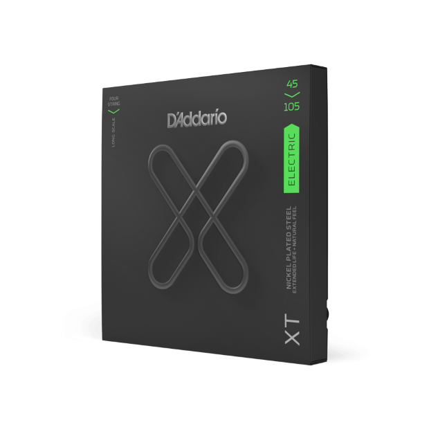 D'Addario XT Bass Nickel  Lt Top/Med Bottom, Long Scale, 45-105