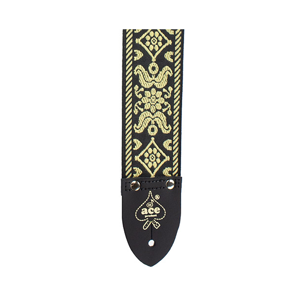 Ace Vintage Reissue Guitar Strap - Old Gold