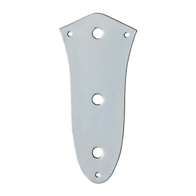 Fender® American Vintage '62 Jazz Bass® Control Plate, Chrome (3-Hole)