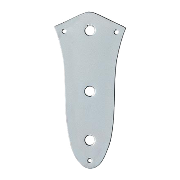 Fender® American Vintage '62 Jazz Bass® Control Plate, Chrome (3-Hole)