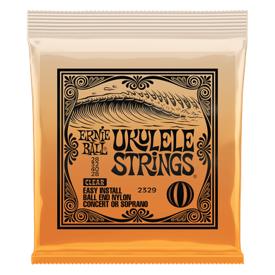 Ernie Ball 2329 Nylon Ball End Concert/Soprano Ukulele Strings - Clear