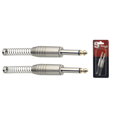 Stagg 1/4" Phone Plug Nickel Plated - 2 Pack