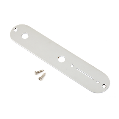 Fender Vintage Telecaster® Control Plate, 2-Hole (Chrome)