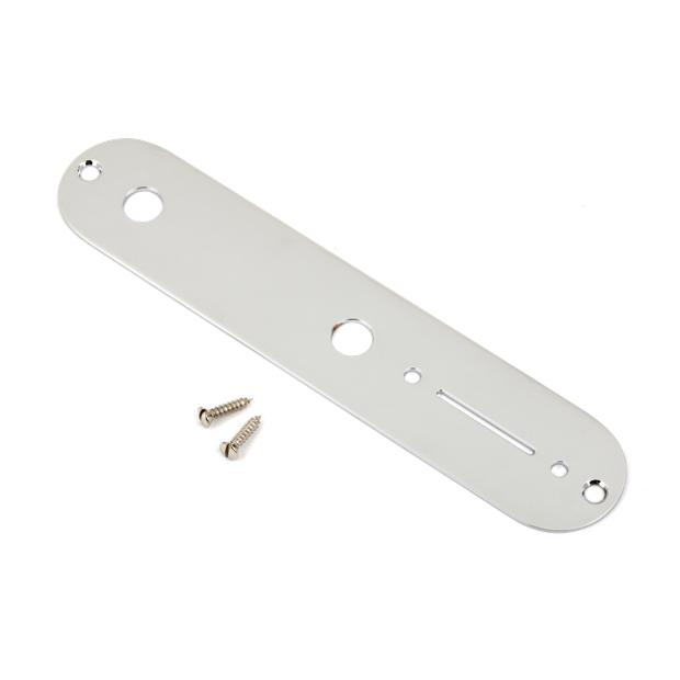 Fender Vintage Telecaster® Control Plate, 2-Hole (Chrome)