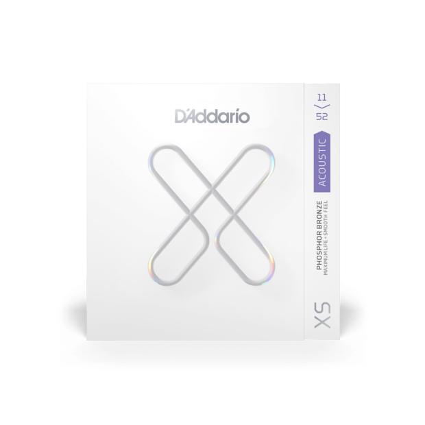 D'Addario XSAPB1152 Acoustic Phosphor Bronze, Custom Light, 11-52