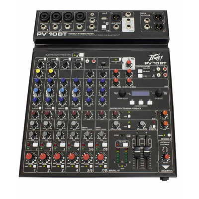PV® 10BT Compact 10 Channel Mixer with Bluetooth
