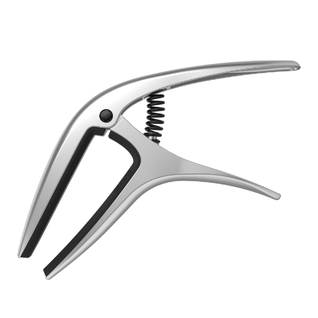 Ernie Ball Axis Dual Radius Capo Silver