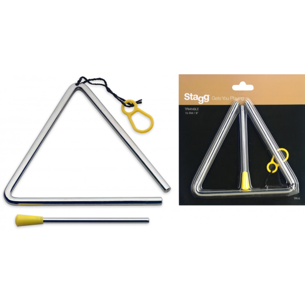 Stagg 6" Triangle w/Beater