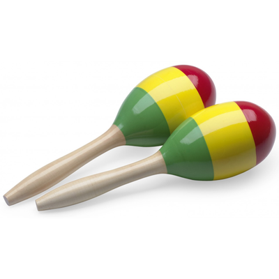 Stagg Wood Maracas Oval 29cm Reggae