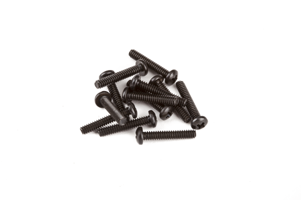 Fender  American Deluxe/Elite Strat®/Tele® Saddle Intonation Screws, (Short 4-40 X 5/8) Phillips, Black (12)