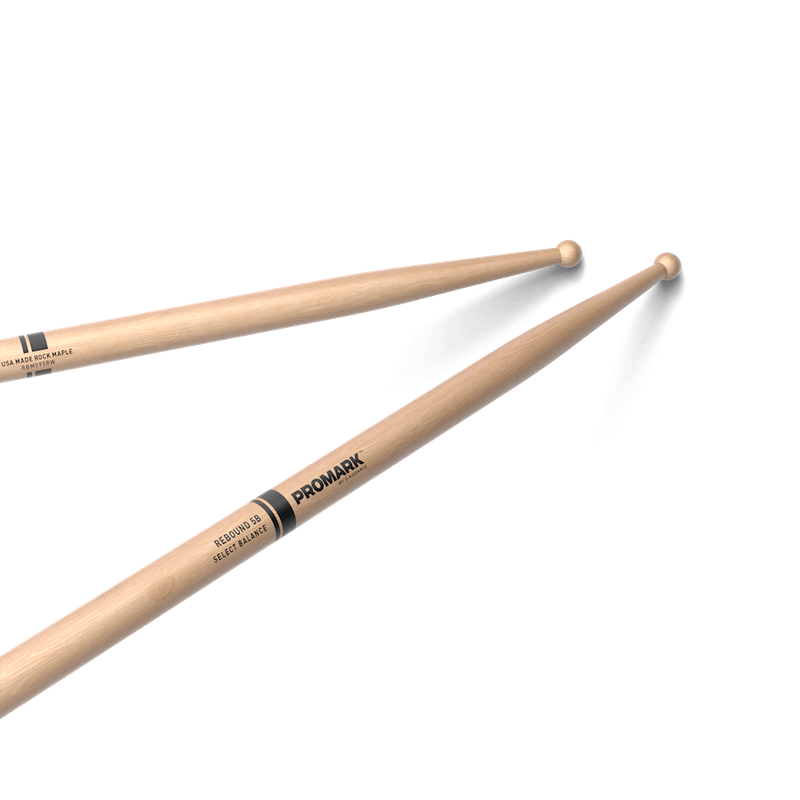 Promark  Finesse Rebound 5B Maple Round Wood Tip Drumstick