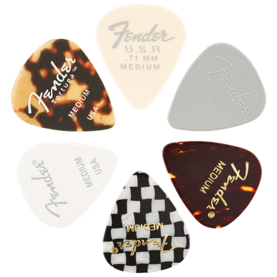 Fender 351 Shape, Material Medley, Medium, (6)