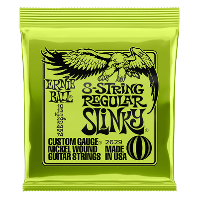 Ernie Ball 2629 Regular Slinky 8-String Nickel Wound 10-74