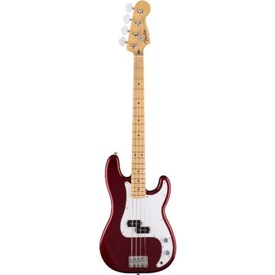 Fender Standard Precision Bass, Maple Fingerboard, White Pickguard, Candy Cola